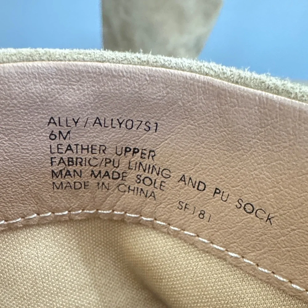 Steve Madden Ally Tan Suede Knee-High Block Heel Boots NEW 6